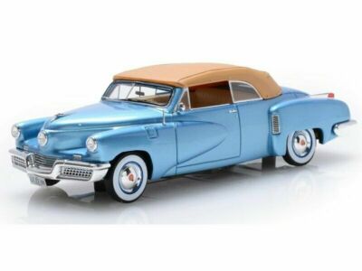 Esval EMUS43056B - Tucker Torpedo 2dr Convertible Enclosed 1948 Blue 1/43