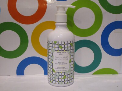 BEEKMAN 1802 ~ GLACIAL MINT & EUCALYPTUS GOAT MILK HAND & BODY WASH ~ 12.5 OZ