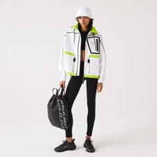 Lacoste Women's Nylon Windbreaker Women - White - Lacoste - Jackets & Coats