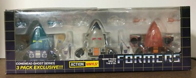 Loyal Subjects Transformers 3 pack SDCC Conehead Ghost Ramjet Thrust Dirge