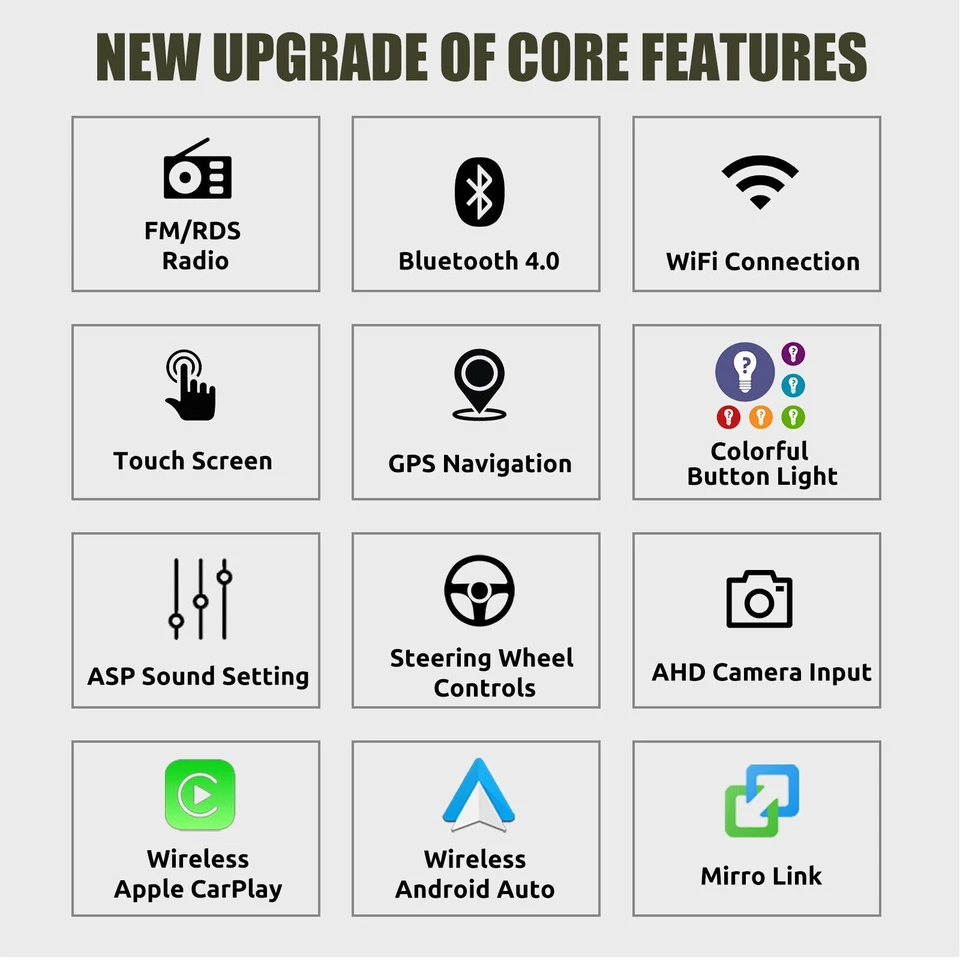 7" AUTORADIO RDS Android 13 GPS USB Carplay For VW GOLF 5 6 Polo Touran Caddy T5 - Photo 3/4