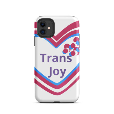 Trans Joy Tough iPhone case