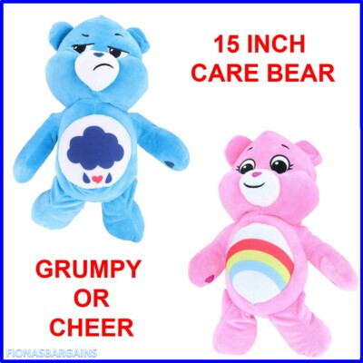 NEU Care Bear 15 Zoll Plüsch - Wählen Sie mürrisch (und ich mag es) oder (hier) Jubel
