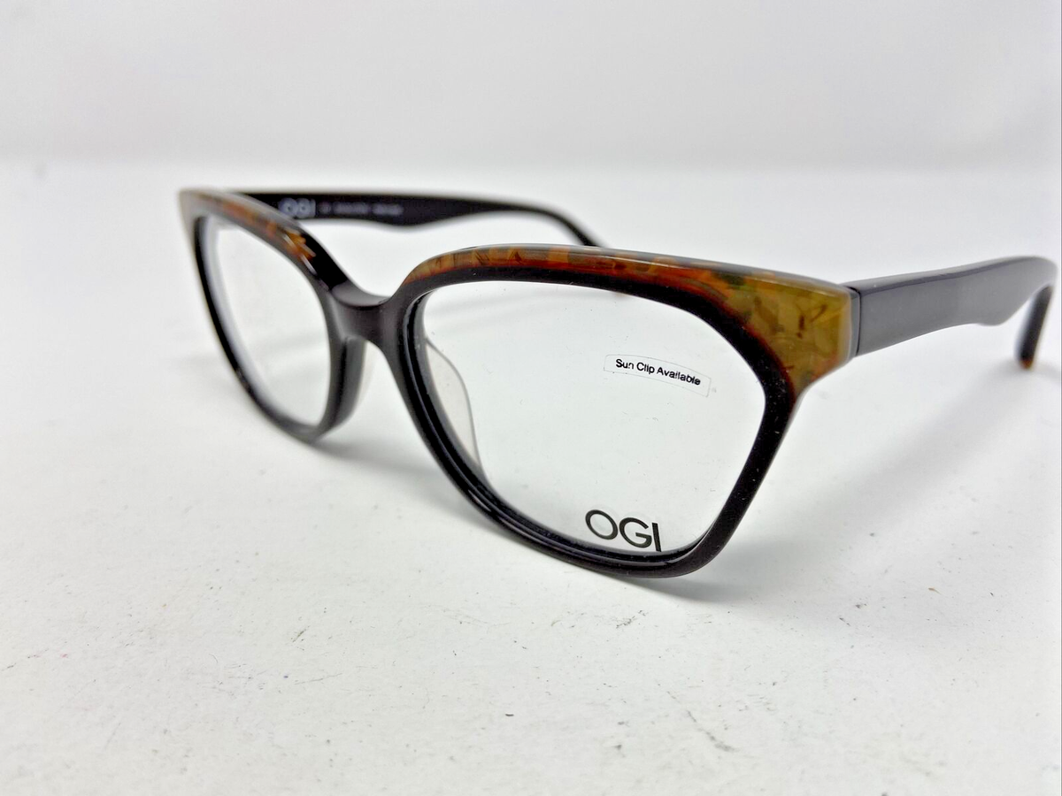 OGI Evolution Japan 9239 1922 52-17-140 Brown Full Rim Eyeglasses