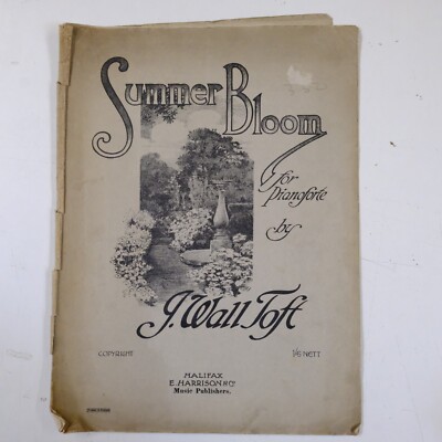 J WALL TOFT summer bloom , piano solo