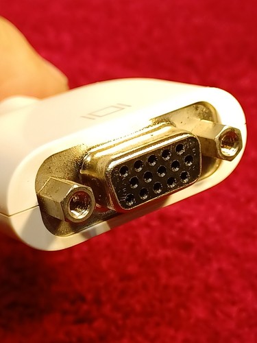 Apple Mac Male DVI to Female VGA Monitor 9 Inch Long Adapter Cable - Picture 7 of 8