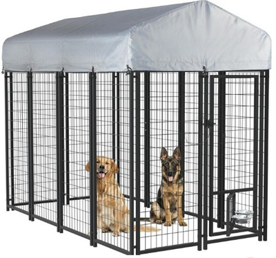 #ad #ad 8x4x6 FT Outdoor Dog Kennel for Large Dogs Heavy Duty Welded Wire Steel $275.00