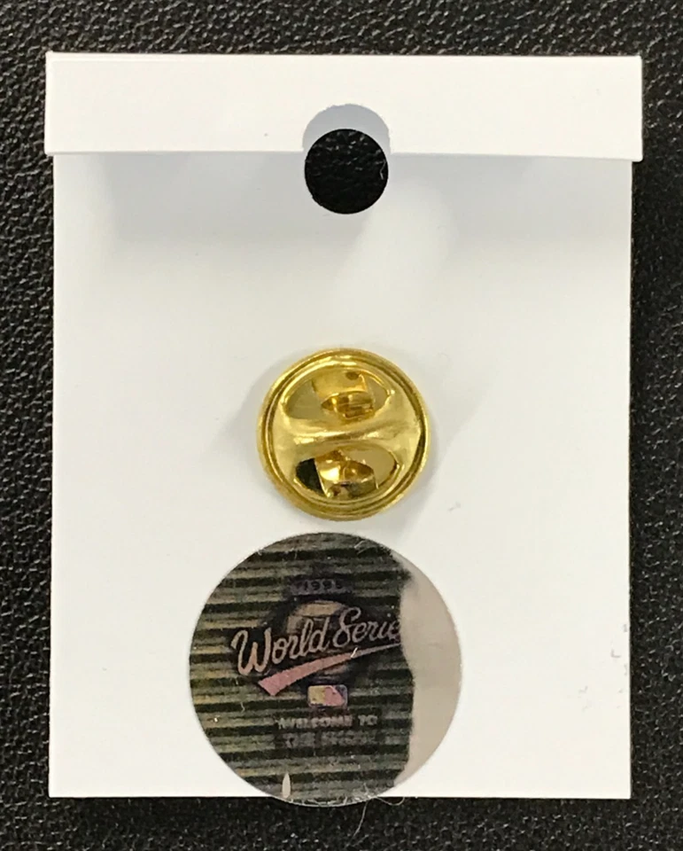 1995 MLB Cleveland Indians '95 World Series Enamel Pin VTG Vs. ATL Braves NICE! - Image 2 of 2