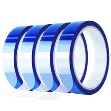 4 Rolls 20mm x33m 108ft Blue Heat Tape High Temperature Heat Resistant Tape ...