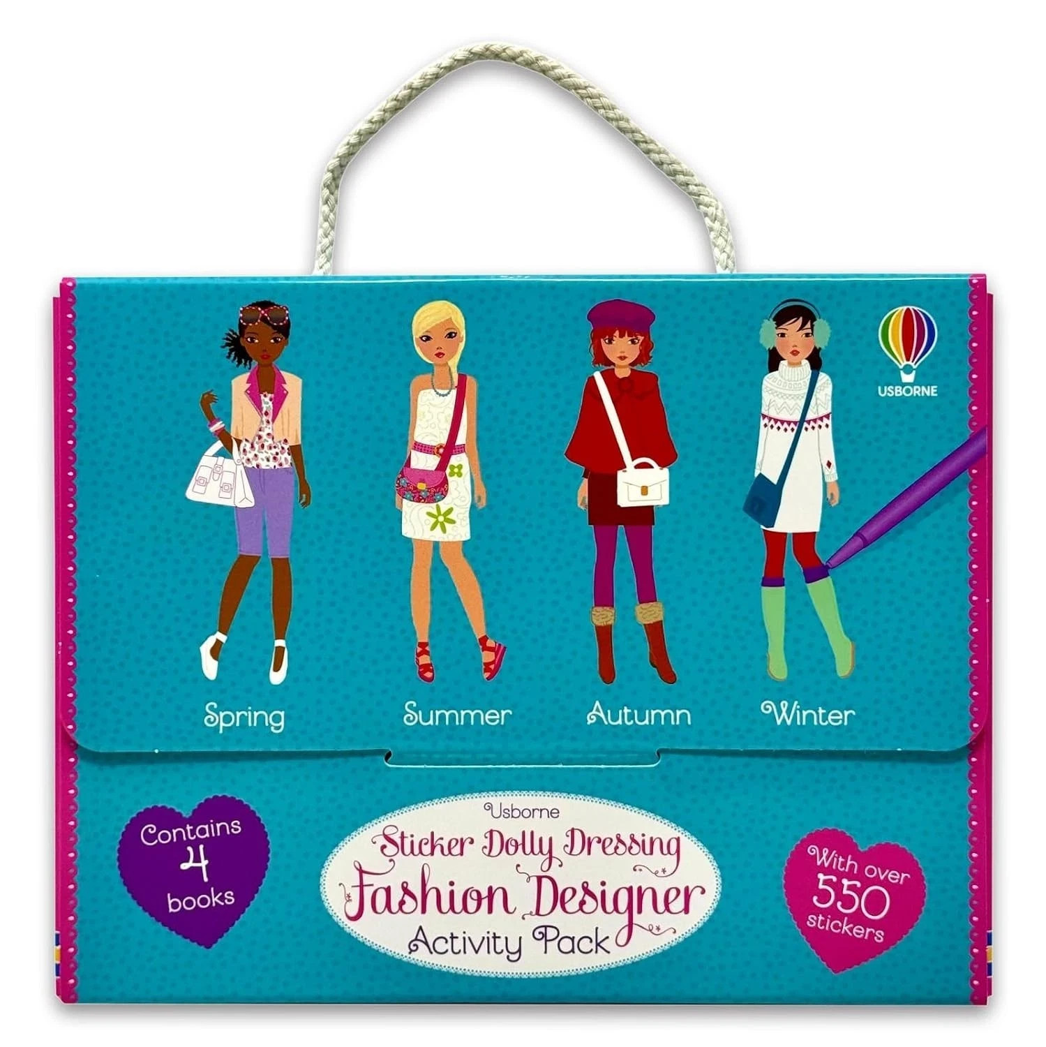 Usborne Sticker Dolly Dressing Fashion Designer Activity Pack by Fiona Watt - Image 3
