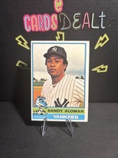 1976 Sandy Alomar Sr # 629 New York Yankees Topps Baseball Card