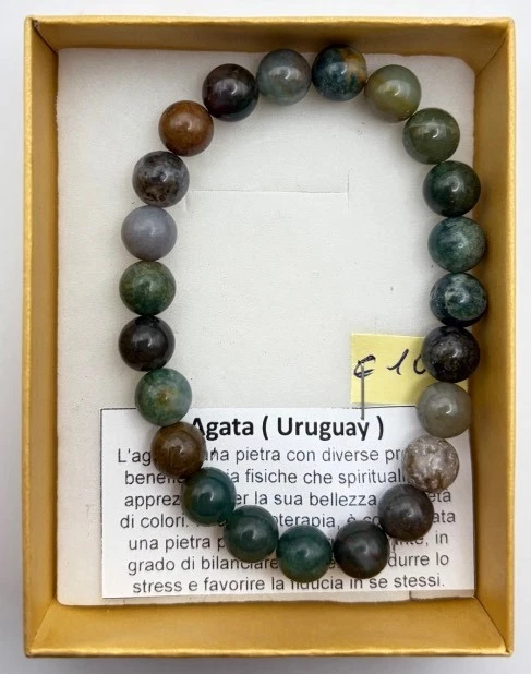 Braccialetto Pietre Agata Indiana - Immagine 4 di 4