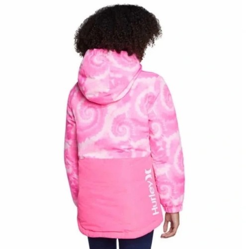 Hurley Youth Girls Size XS (5/6) Hooded Snow Jacket, Pink, NWOT - Picture 2 of 5