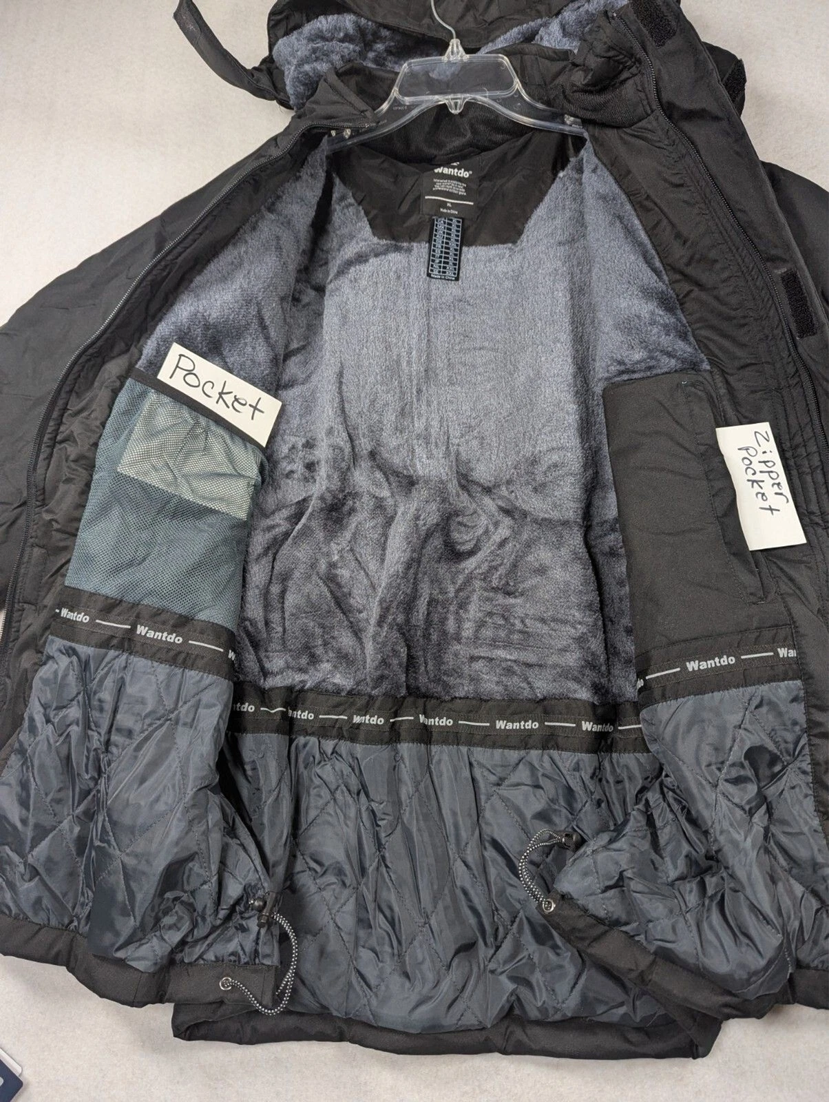 Wantdo - Waterproof - Winter Jacket - Men's Coat - Color Black - Size XL image 3