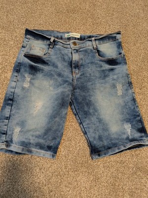 Mens Lacoste Acid Wash Jean Shorts Sz 42 EU (US 32)