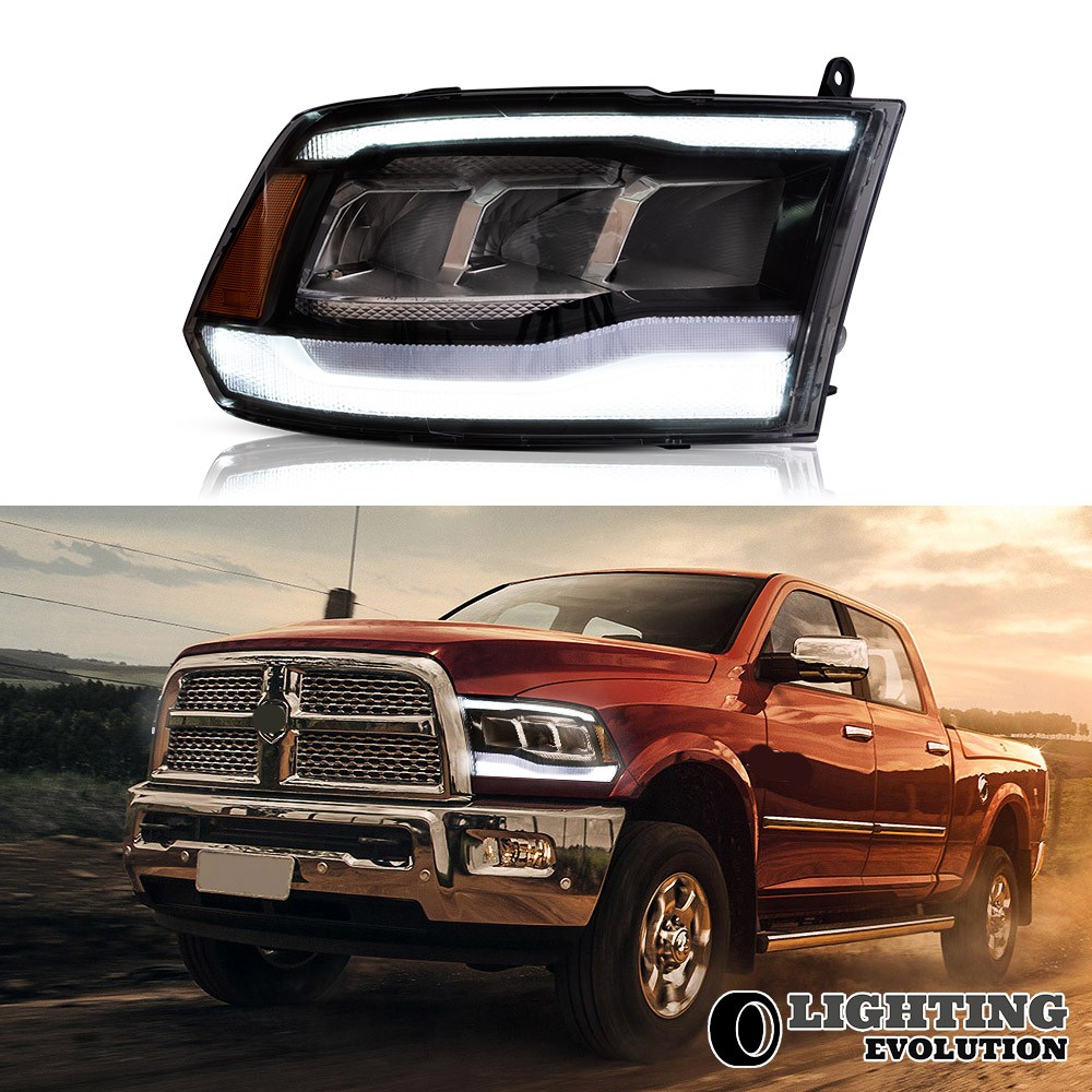 LED Headlights For 2009-2018 Dodge RAM 1500 2500 3500/1500 Classic 2019-2021
