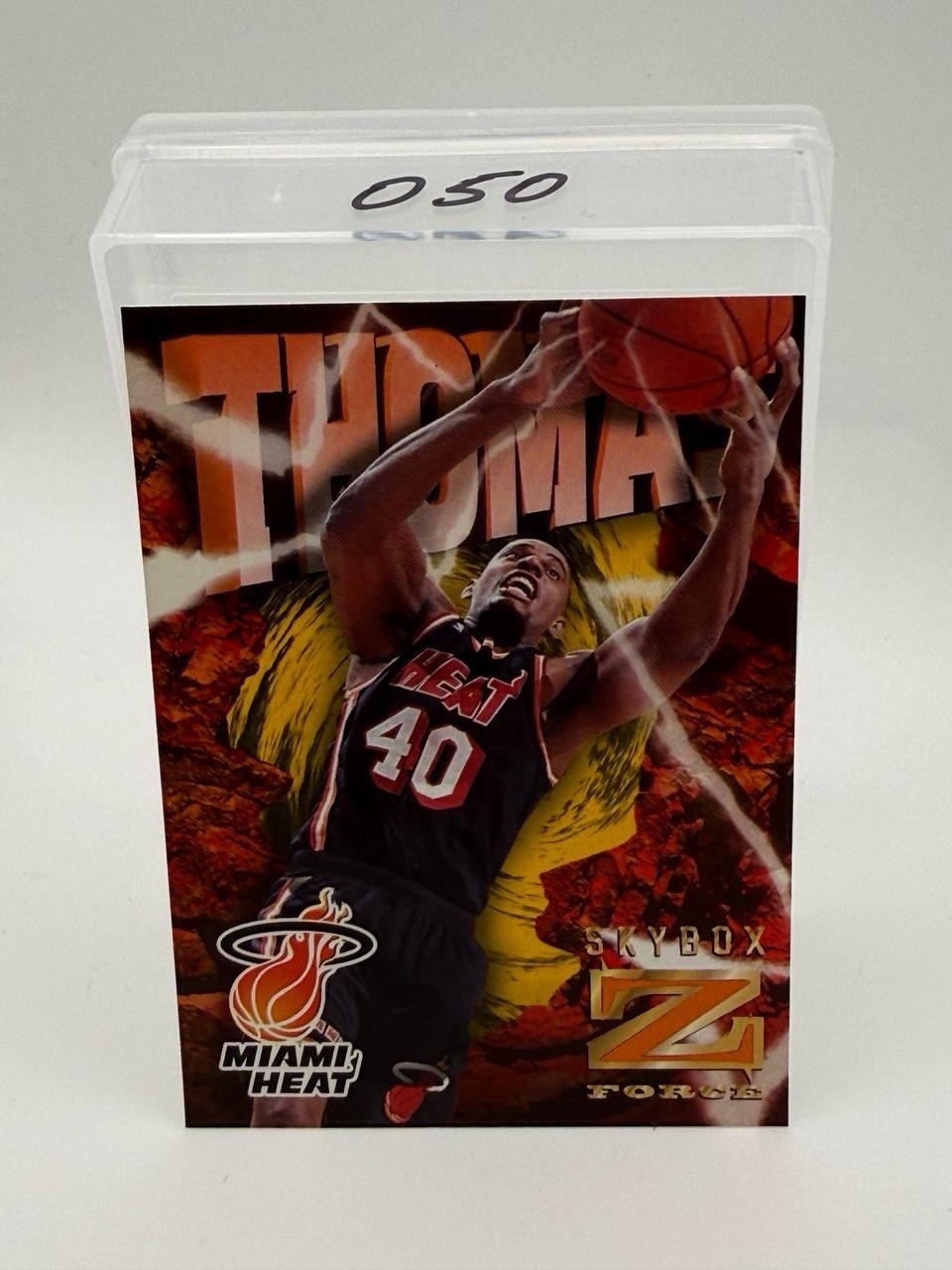 1996-97 Skybox Z-Force Basketball #48 Kurt Thomas Miami Heat