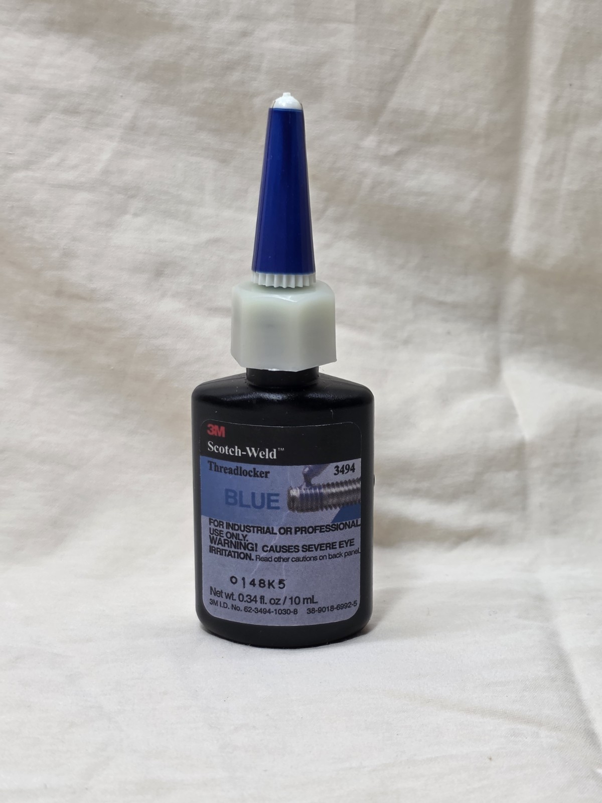 3M Scotch Weld Blue Threadlocker 3494 - 0.34 fl oz NEW