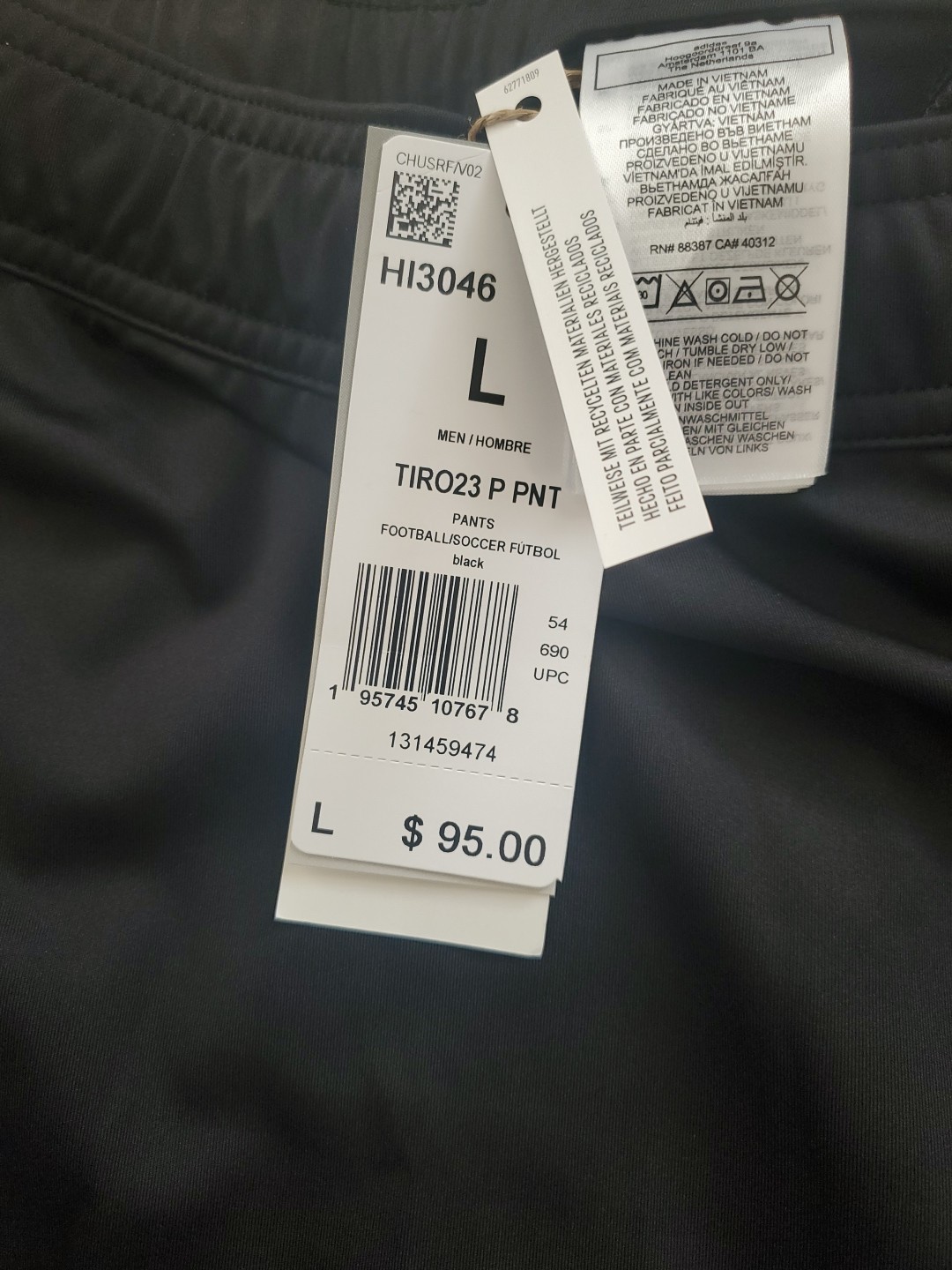 adidas Tiro 23 Competition Training Pants Men's Soccer Pants Large  HI3046 $95