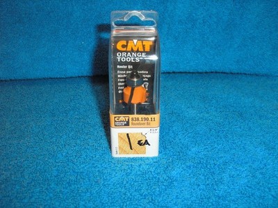 NEW CMT ORANGE 838.190.11 ROUNDOVER BIT - 1/8'' Radius, 1/4'' Shank - Carbide Tip