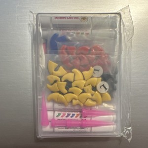 JOYJULY Kitty Nail Caps Large Multicolor 100pcs Soft Cat Nail Covers