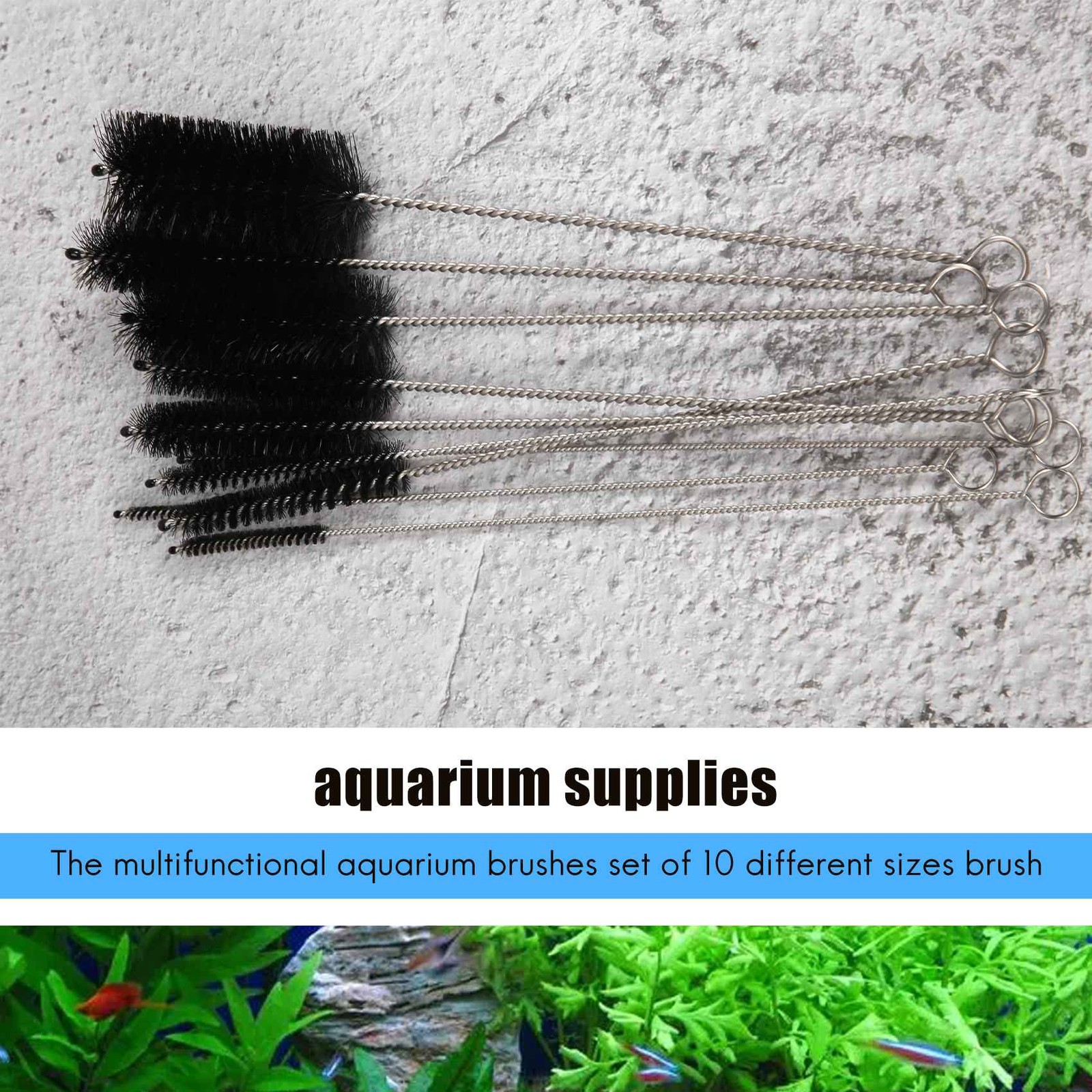 Set di Pennelli Filtro per Acquario 8422 foto 4