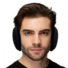 Winter Men Ear muffs Adjustable Unisex Earmuffs Big Size Warm Foldable Thick ...