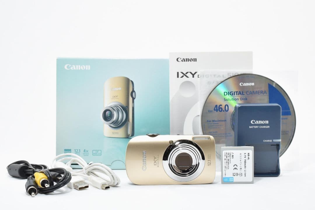 Canon IXY DIGITAL 510 IS Gold Compact Digital Camera Excellent
