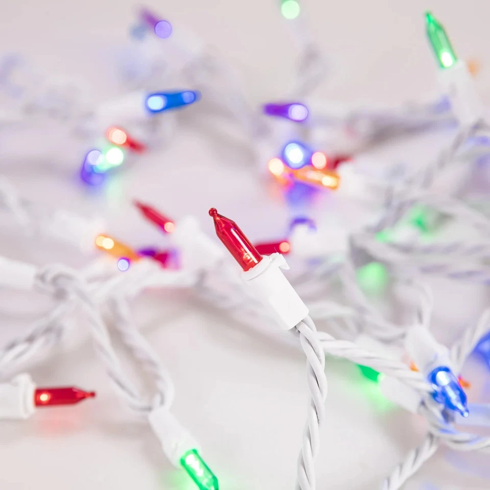 HOLIDAY TIME 300 Multicolor Mini String Lights Indoor Outdoor 62.5 Ft White Wire - Image 3 of 4