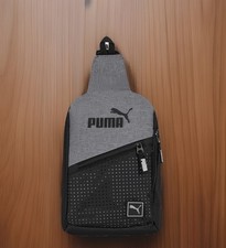 PUMA EVERCAT SIDEWALL SLING BACKPACK, ONE SIZE HEATHER GREY  NWT