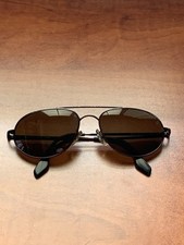 Vintage Calvin Klein 254/S Gold Oval Sunglasses FRAMES ONLY Italy