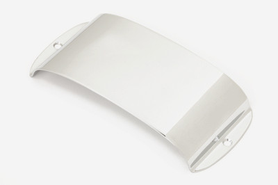 FENDER PRECISION BASS CHROME PICKUP COVER - HOLE-to-HOLE ~4.75'' PN 001-0116-070