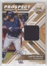 2018 Panini Elite Extra Edition Prospect Materials Gold 83/99 Lucas Erceg 0e2x