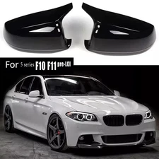 2x M5 Style Mirror Cover Caps For BMW F10 F11 535i 550i 530d 528i LCI 2011-2013