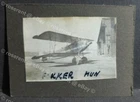 WW1 RFC/RAF - a German Fokker DVII in RAF Hands  - original photo 6.5 by 4cm