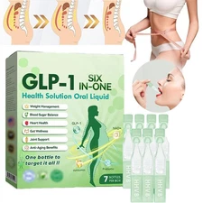 GLP-1 SIX-in-ONE Health Solution Oral Liquid, Advanced Body Care Liquids Drop US
