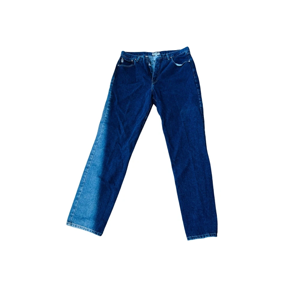 🕶️ Vintage GUESS Jeans Green Label USA 100% Cotton High Rise Denim 36x34 🇺🇸 - Image 2 of 4