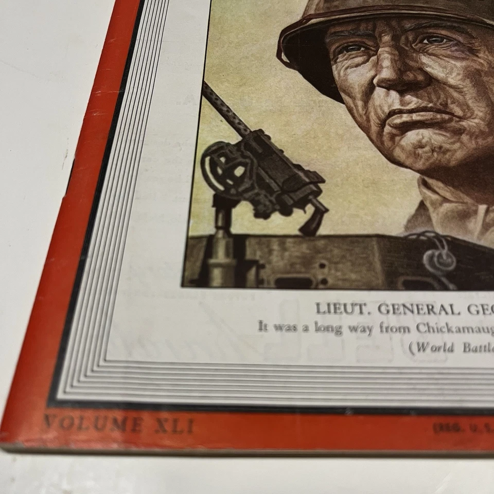 Time Magazine April 12, 1943 Lieut. General George Patton Vintage - Image 4 of 4