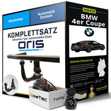 Anh�ngerkupplung ORIS abnehmbar f�r BMW 4er Coupe +E-Satz NEU PKW
