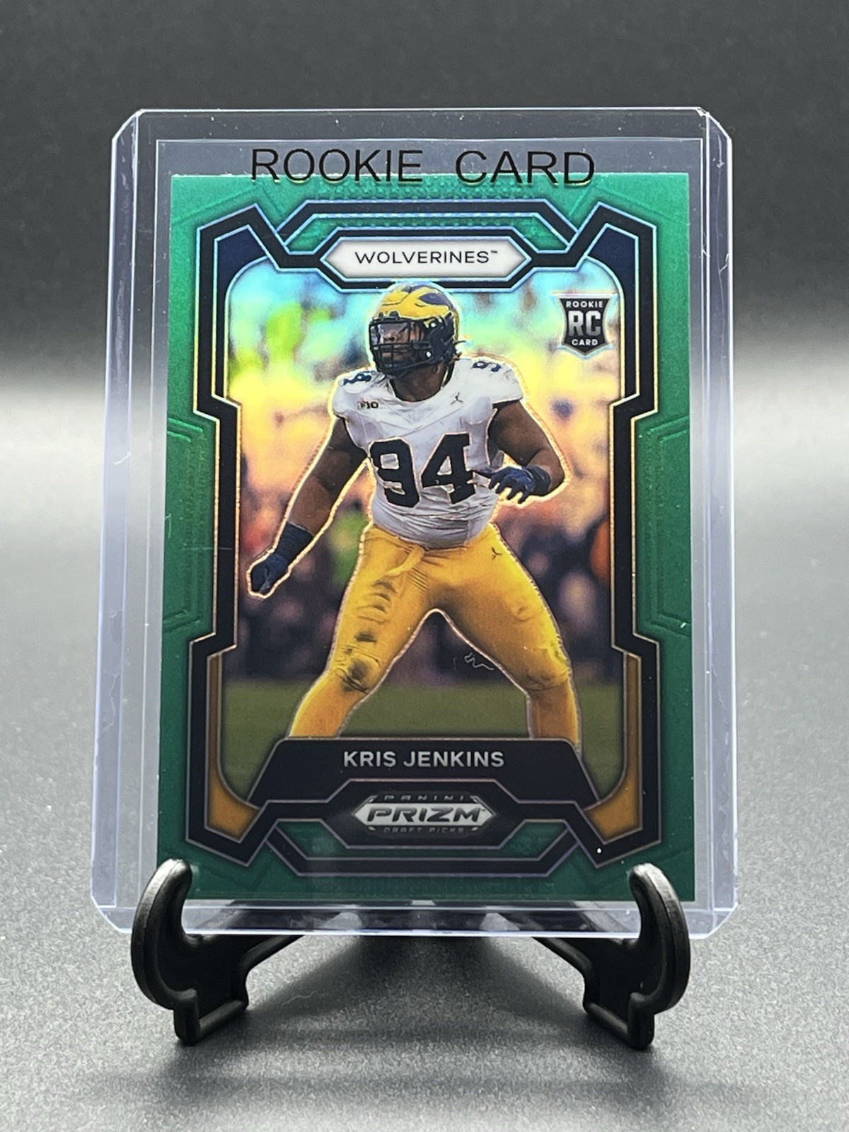 Kris Jenkins Panini Prizm Draft Picks #140 Green