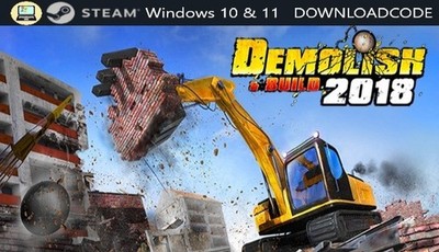 NEU PC Computer Spiel Demolish & Build 2018 für Windows 10 11 STEAM Downloadcode
