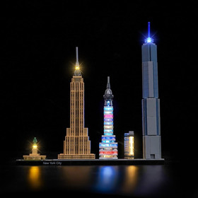 LED Lighting Compatible with Lego Architecture New York City Skyline 21028，Light