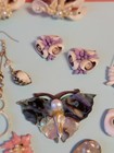 Vintage Shell Earrings Pendant Repair and Repurpose Lot — photo 5