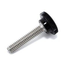 4 PCS 1/420 x 11/4 Inch Thumb Screw Stainless Steel Knurled Knob 1.250 Inch