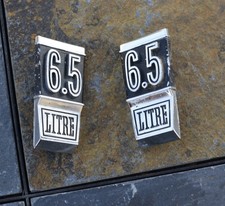 Qty 1 - S Code Oem 1967 Cougar 390 6.5 Litre Fender Emblem C7wb-16720a Euc Read