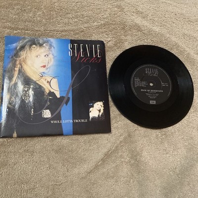 STEVIE NICKS Whole Lotta Trouble 1989 UK 7''  vinyl single 45 Fleetwood Mac VG+