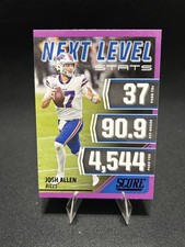 2021 Score - Next Level Stats Josh Allen #NL15 Purple