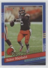 2021 Panini Clearly Donruss Clearly Retro 1991 Baker Mayfield #91-15 0sf1