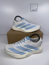 Adidas Adizero Evo SL Laufschuhe - Wei&szlig; / Blau - Gr&ouml;&szlig;e UK 5,5 - JQ4526