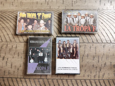 La Tropa F Otro Dia,Hasta El Fin /  Hermanos Farias  Cassette Tape Tejano Lot 4